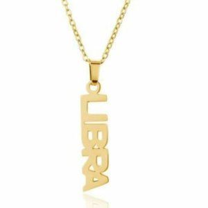 "Emma" Libra Gold Necklace Sept 23 - Oct 22